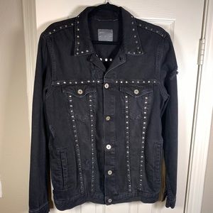 Zara Studded Jean Jacket